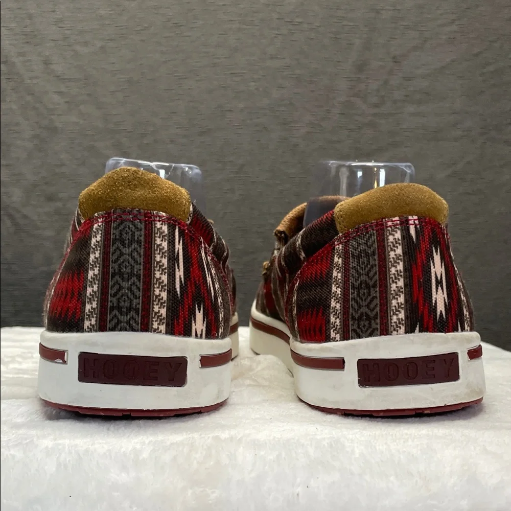 Hooey twisted X Red‎ and Brown Men's Aztec Shoes